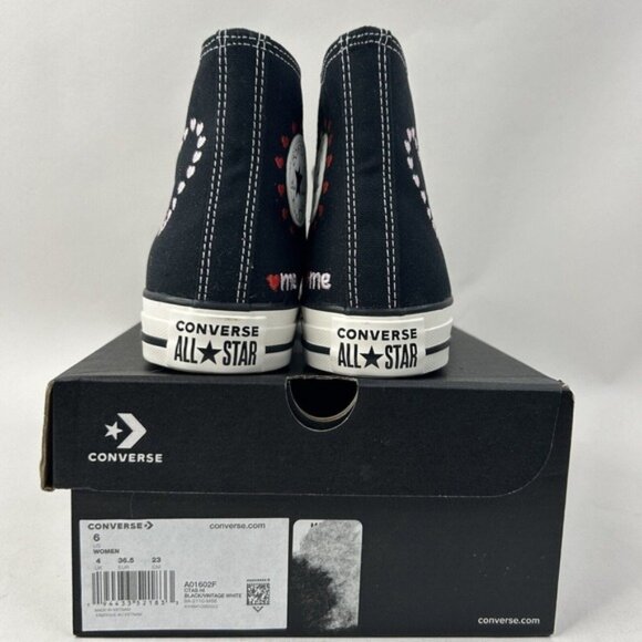 Converse Chuck Taylor All Star High “Embroidered Hearts” 2024 - Picture 3 of 3